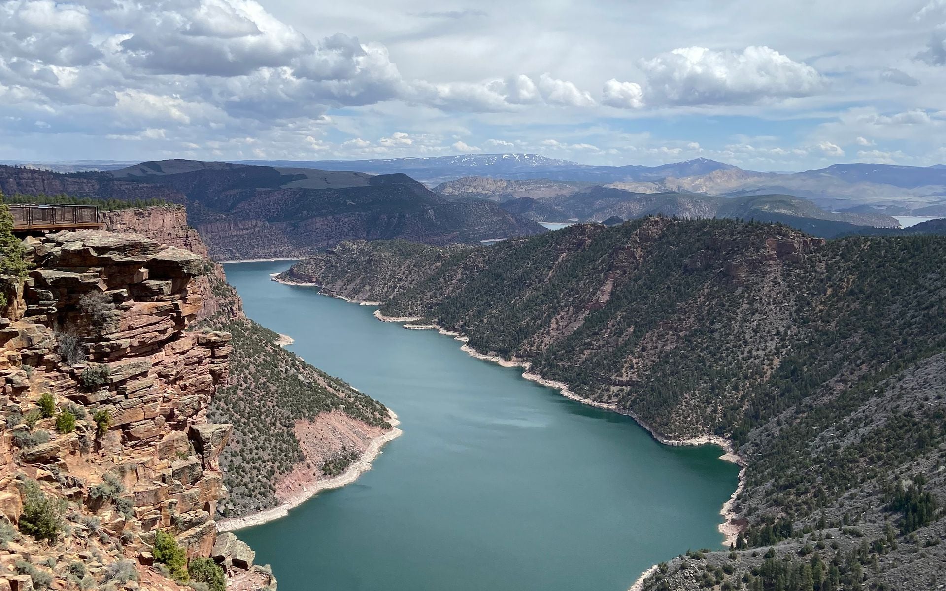 Flaming Gorge in Wyoming