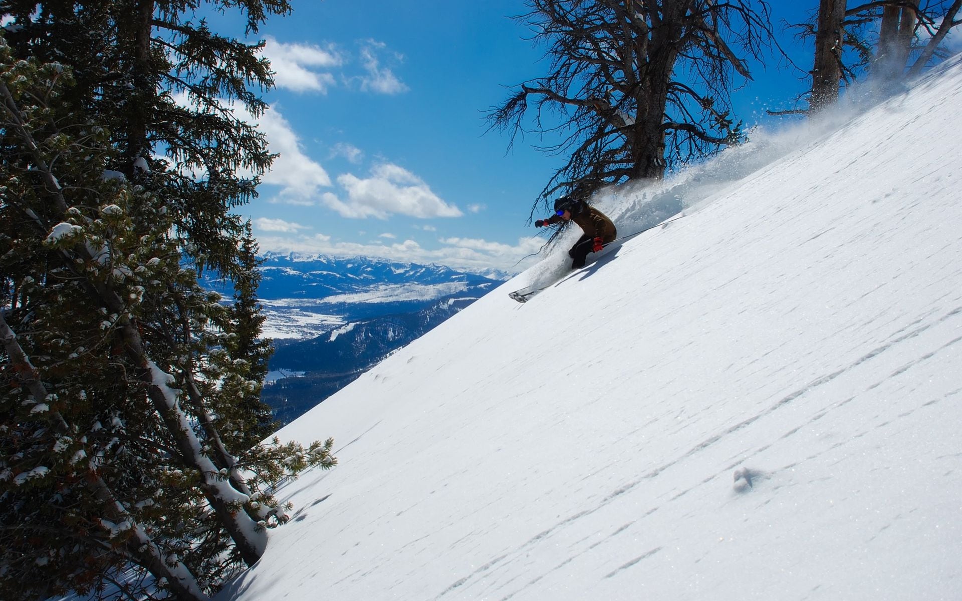 Skiing and Snowboarding in Wyoming