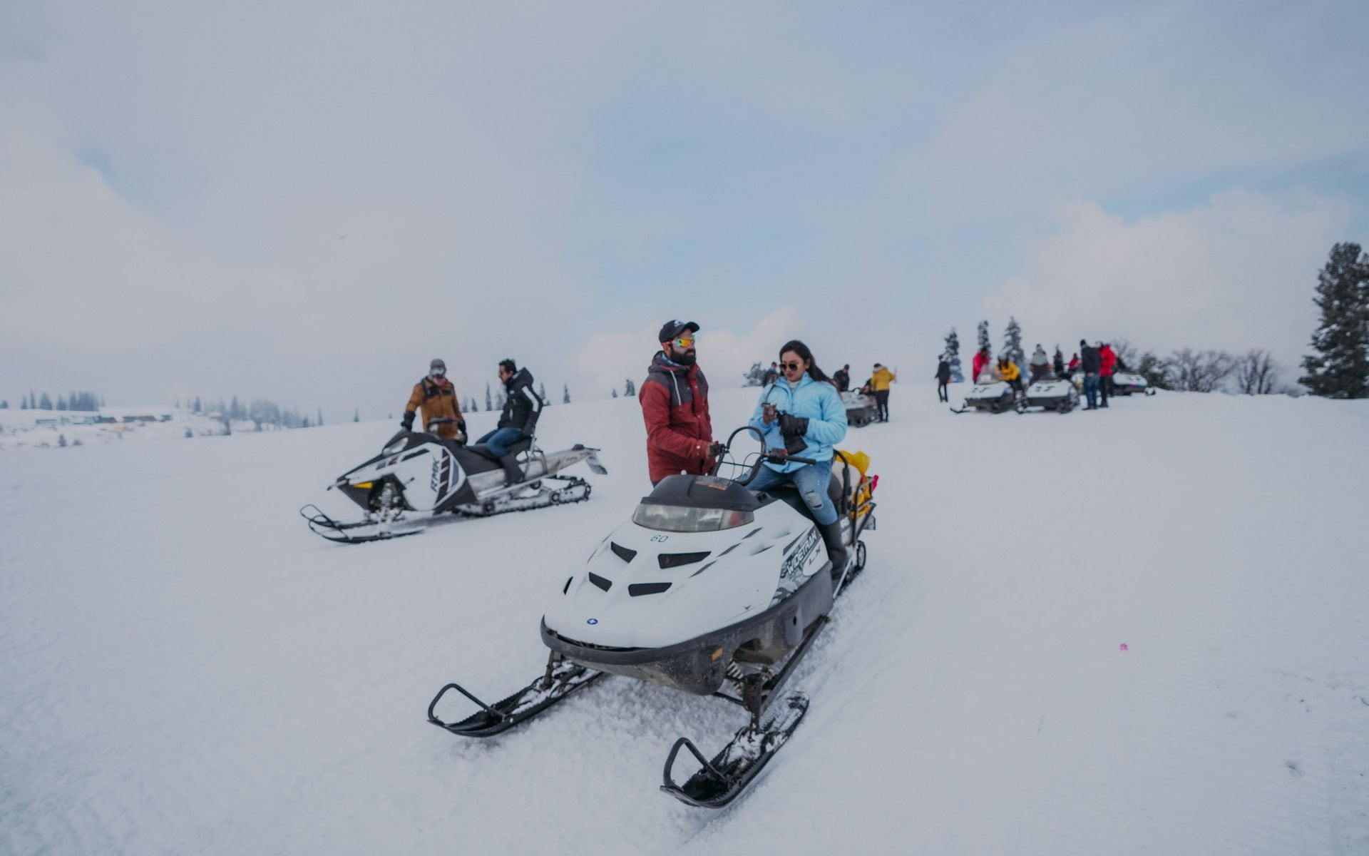 Snowmobiling in Wyoming